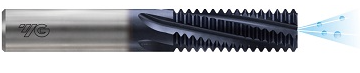 YG L421E400 1/4-20 THREAD MILLS CARBIDE UN TIALN COATED COOLANT