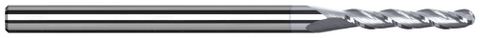 850112-C8 Harvey Tool .187 BALL V-HELIX NF, 5x LOC, 3 FL, TiB2