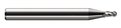 74132 Harvey Tool .500 BALL CARB EM 0.8 LOC, 2 FL