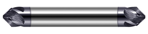 784924-C3 Harvey Tool 3/8D X 45DEG SPIRAL CHAMF,DE, 5FL,AlTiN