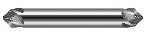 784932 Harvey Tool 1/2 D X 45 DEG SPIRAL CHAMFER, DE ,5 FL