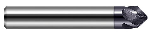 831308-C3 Harvey Tool 1/8 DIA X 15° SPIRAL CHAMFR, 3 FL, AlTiN
