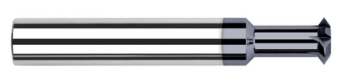 807324-C3 Harvey Tool 3/8 D x 90 DEG DASC, MS RCH, 6FL, ALTIN