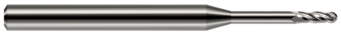 903831 Harvey Tool .031 BALL CARB 8X LG RCH EM, 2FL