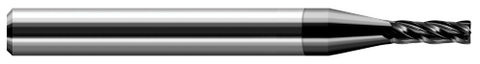 34860-C4 Harvey Tool .187 D x .060 R CRAD EM, 4 FL, DMD