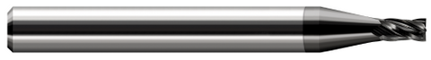 14052-C3 Harvey Tool .052 DIA CARB SQ EM, 1.5X LOC, 4FL AlTiN