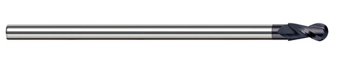 804208-C3 Harvey Tool 1/8 D x .118 SHANK BALL EM, 4 FL, AlTiN