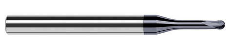 813208-C6 Harvey Tool .125D HM  BALL FINISHER 3X RCH, 3FL NANO