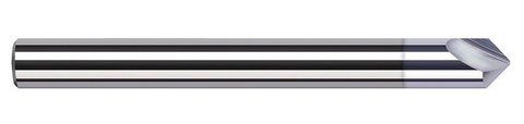 738115-C8 Harvey Tool 1/8 D x 30 DEG x .015 R NF MARKING, TiB2