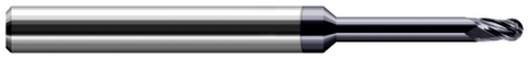 56170-C6 Harvey Tool .070 BALL V-HELIX EX, 8x RCH, 4FL, NANO