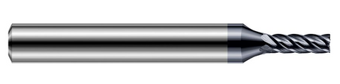 798016-C6 Harvey Tool .250Dx.015R HARD MILL 1.5x LOC 5FL NANO