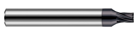 797762-C6 Harvey Tool .062 D SQR HARD MILL, 5x LOC 7 FL, Nano