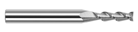 789693 Harvey Tool .093 D x 45 HELIX, 4x LOC, 2 FL