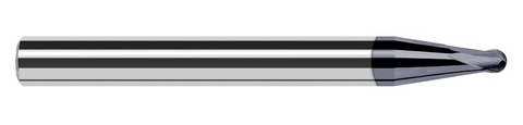 774631-C6 Harvey Tool .031 BALL x 10 DEG MOLD, 2 FL, NANO