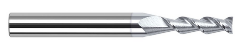 789693-C8 Harvey Tool .093 D x 45 HELIX, 4x LOC, 2 FL, TiB2
