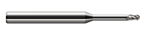 805408 Harvey Tool .125 BALL CARB STB FL 9x RCH EM