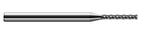 801131 Harvey Tool .031 D x .005 R 6x LONG FLUTE EM, 4 FL