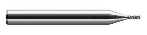 760708 Harvey Tool .125 D x 1/4 SHANK, 3X LOC 2FL