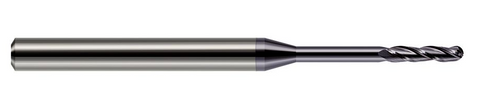 803562-C3 Harvey Tool .062 D BALL EM, 10X RCH, LF, 3FL AlTiN
