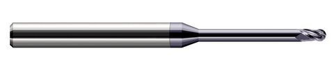 805408-C3 Harvey Tool .125 BALL CARB STB FL 9x RCH EM, AlTiN