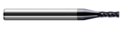 787378-C3 Harvey Tool .078D x .010 R 4x LONG FL EM, 4FL, AlTiN