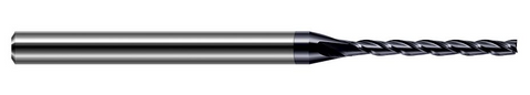 802662-C3 Harvey Tool .062 D CARB 10x LONG FLUTE EM, 4FL AlTiN