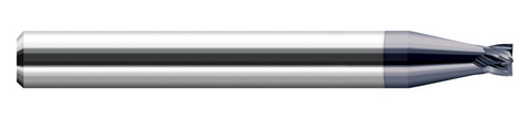 771362-C3 Harvey Tool .062 DIA CARB 0.8x LOC EM, 4 FL, AlTiN
