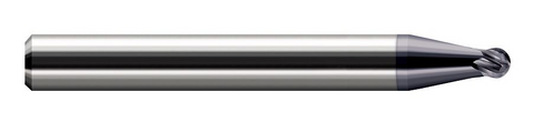 758231-C3 Harvey Tool .031 BALL CARB EM 0.8 LOC, 4 FL, AlTiN