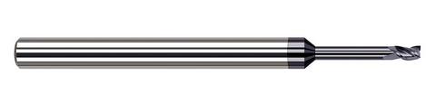 798162-C6 Harvey Tool .062 BALL HARD MILL 1.5x LOC 6FL, Nano