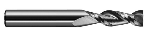 827716 Harvey Tool .250D PLASTIC HIGH HELIX, 1.5x LOC, 2FL