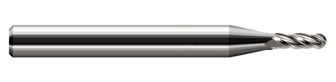 741376 Harvey Tool 12.000 MM BALL CARB STUB EM, 2 FL