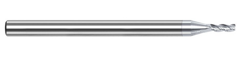 770057-C8 Harvey Tool 3.0 mm D SQ V-HELIX NF, 4x LOC, 3FL TiB2