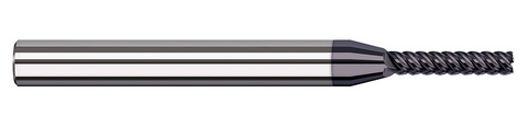 748522-C6 Harvey Tool 1 MM x 0.1 CRAD EX FINISHER, 5x LOC NANO