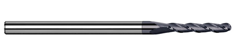 811316-C6 Harvey Tool .250 BALL V-HELIX EX, 4x LOC, 4 FL, NANO