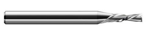 809193 Harvey Tool .093 D WOOD DWNCUT, 3x LOC, 2FL