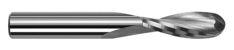 71410 Harvey Tool 5/32 BALL x 25/32 LOC PLAS, 2 FL