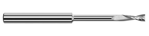 748108 Harvey Tool 1/8  DIA PLAS EM, 10x REACH, 2 FL