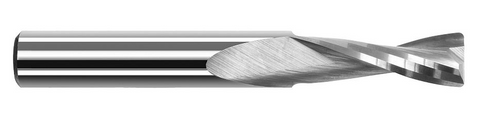 745662 Harvey Tool 1/16 D PLAS, 6x LOC, 2 FL