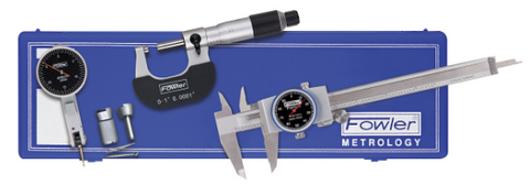 52-229-710-0. Black Dial Caliper and Micrometer Set