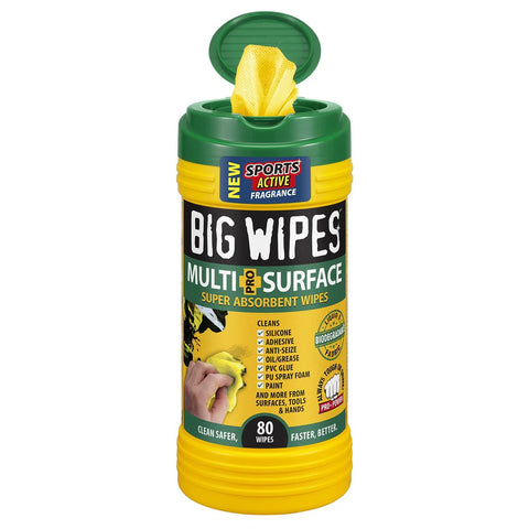 Big Wipes Multi-Surface Pro+ 80ct