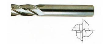 07558TD 1/8 x 1/8 x 1/2 x 1-1/2 4 FLUTE REGULAR LENGTH DIAMOND COATED CARBIDE End Mill