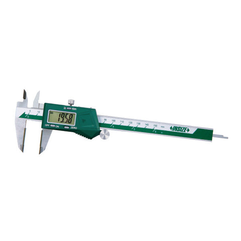 Insize 1110-300B ELECTRONIC CALIPERS WITH CARBIDE TIPPED JAWS, 0-12"/0-300mm, graduation .0005"/0.01mm, carbide tipped lower jaws