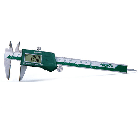 Insize 1110-150A ELECTRONIC CALIPER WITH CARBIDE TIPPED JAWS, 0-6"/0-150mm