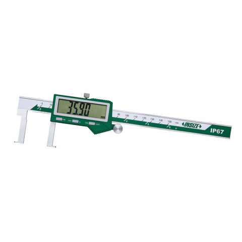 Insize 1120-300D ELECTRONIC INSIDE GROOVE CALIPER (IP67 dust/waterproof, without data interface), 30-300mm/1.08-12", 0.01mm/.0005"
