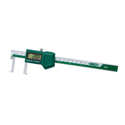 DIGITAL INSIDE GROOVE CALIPER, .87-6"/22-150mm, IP67 dust/waterproof