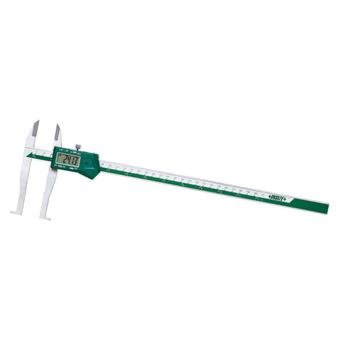 Insize 1129-300WL ELECTRONIC DEEP HOLE INSIDE GROOVE CALIPER, 0-12"/0-300mm, graduation .0005"/0.01mm, built-in wireless