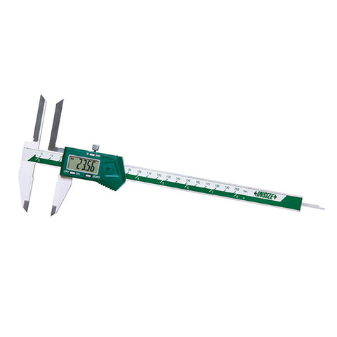 Insize 1138-200WL ELECTRONIC CALIPER WITH LONG UPPER JAWS, 0-8"/0-200mm, graduation .0005"/0.01mm, built-in wireless