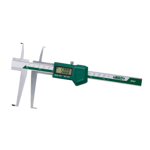 DIGITAL INSIDE GROOVE CALIPER, upper jaw .35-6"/9-150mm, lower jaw .70-6"/17-150mm, IP67 dust/waterproof
