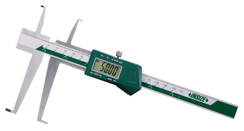 Insize 1176-200WL ELECTRONIC INSIDE GROOVE CALIPER, .35-8"/9-200mm, graduation .0005"/0.01mm, built-in wireless