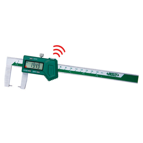 Insize 1185-200AWL ELECTRONIC OUTSIDE POINT CALIPER, 0-8"/0-200mm, graduation .0005"/0.01mm, built-in wireless